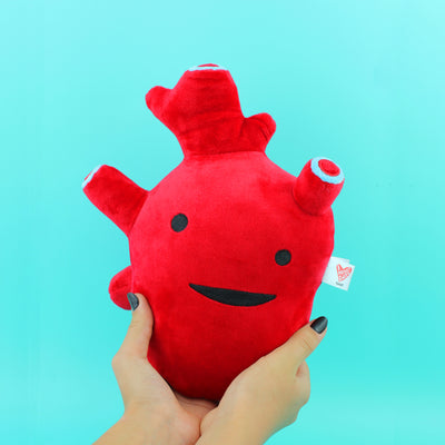 Heart Plush - I Got The Beat! - Plush Organ Stuffed Toy Pillow - I Heart Guts