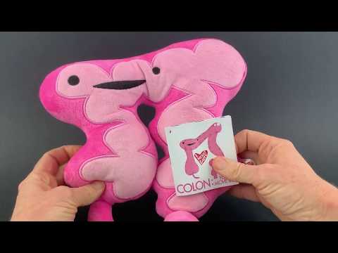 Colon Plush | Get Well Colon Surgery Stuffed Toy Pillow, Colon