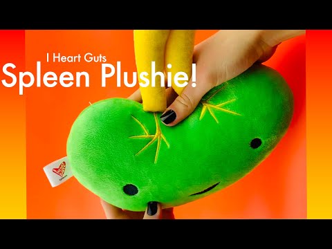 Spleen Plush - Lymphin' The Dream - Plush Organ Stuffed Toy Pillow