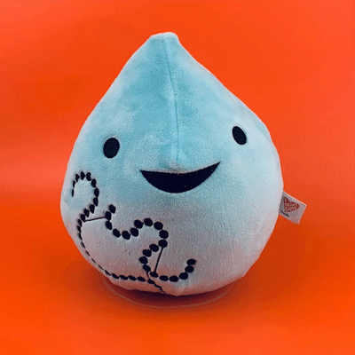 Diabetes Character Art Plush Toy Figure - Cute T1D Humor for the Win - I Heart Guts