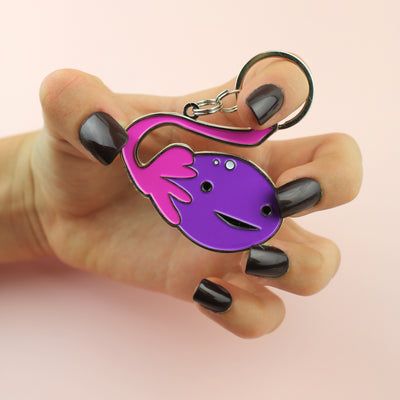 Ovary Keychain - Ova Achiever Keychain - Cute Ovary IVF Ovulation Funny Keychain