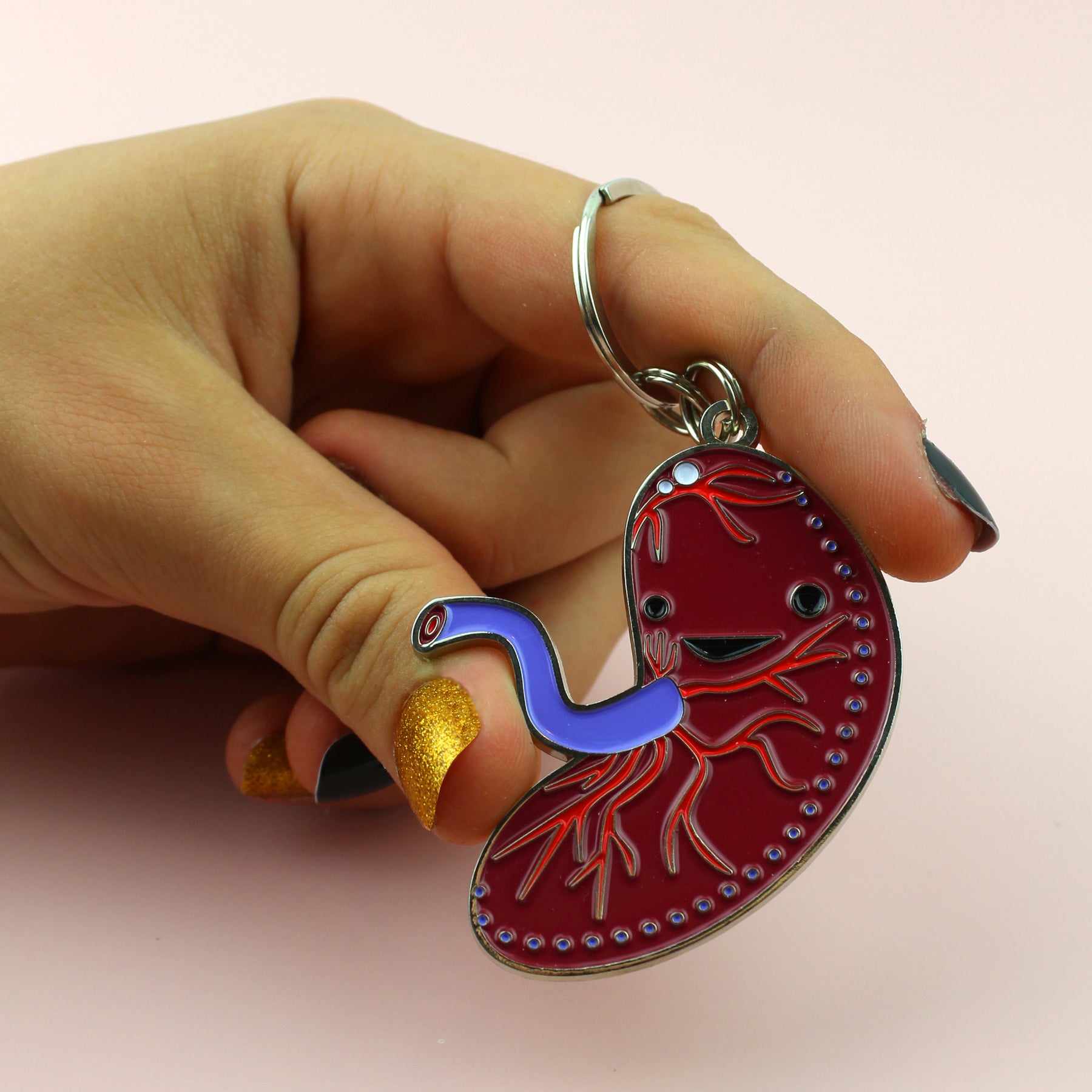 Placenta Keychain - Baby's First Roommate | I Heart Guts Plush Organs