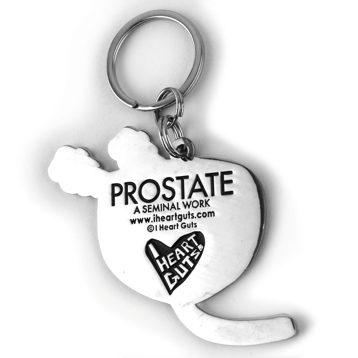 Prostate Keychain - A Seminal Work | I Heart Guts Plush Organs