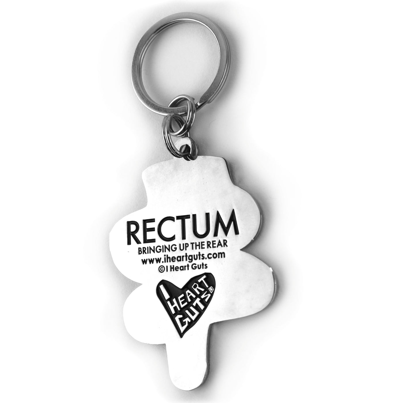 Rectum Keychain - Bringing up the Rear - I Heart Guts