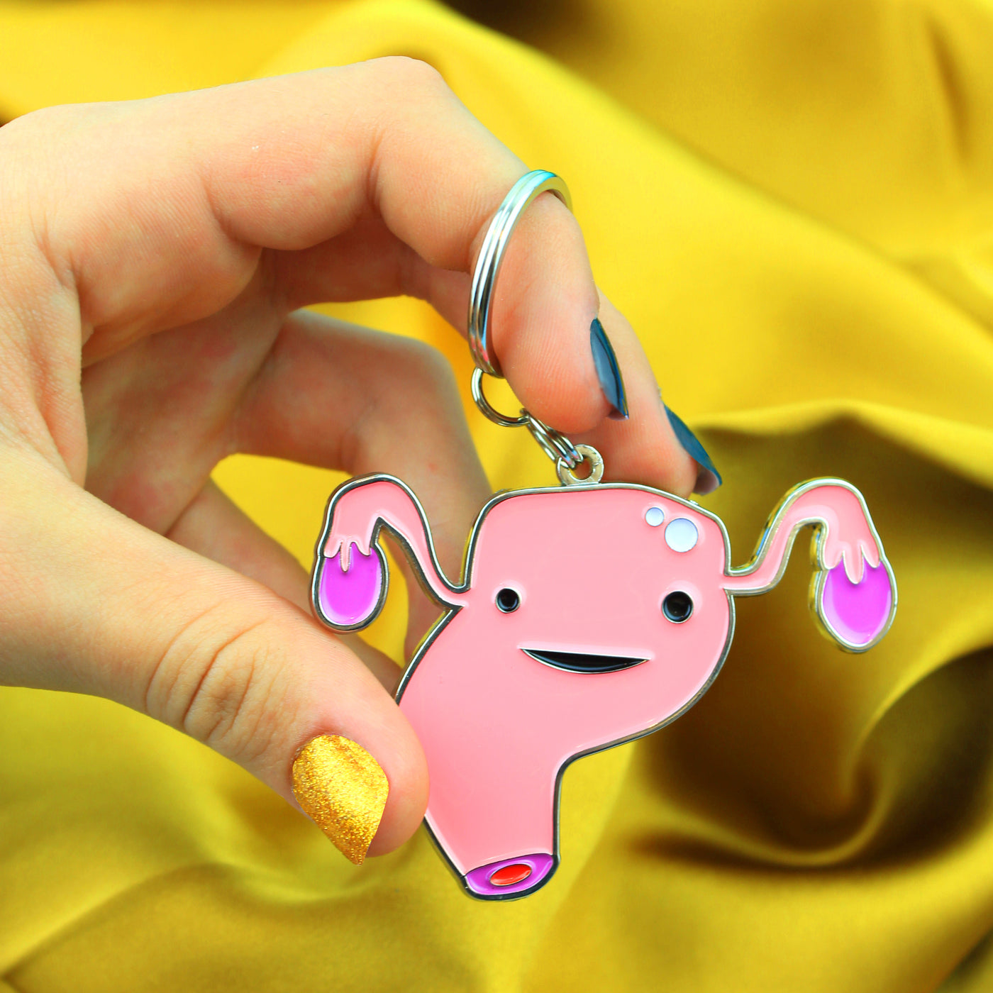 Uterus Keychain - Womb Service | I Heart Guts Plush Organs