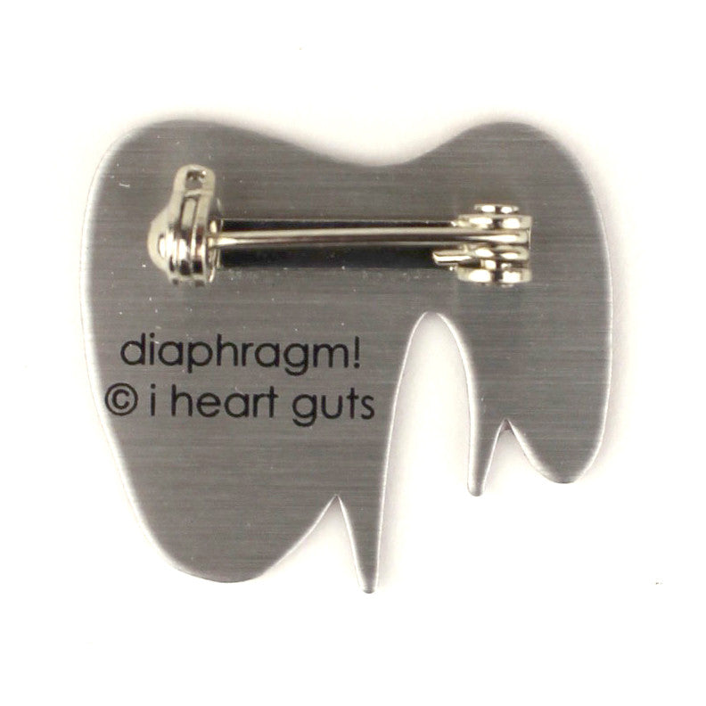 Diaphragm Lapel Pin - Need Some Inspiration? - I Heart Guts