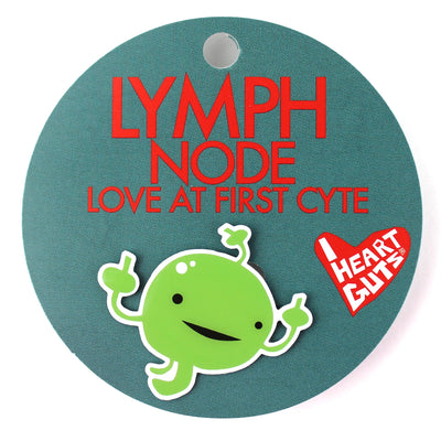 Lymph Node Lapel Pin | Lymphoma Gift Ideas - Cancer Staging Gifts - Immunologist Pins - F Cancer Gifts 
