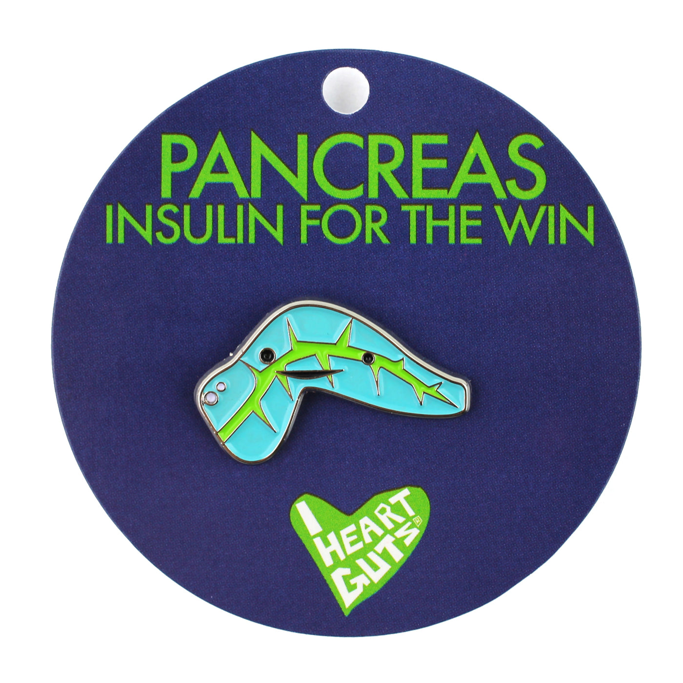 Pancreas Enamel Pin | Diabetes Enamel Pin - Funny Cute T1D T2D Pins & Gifts