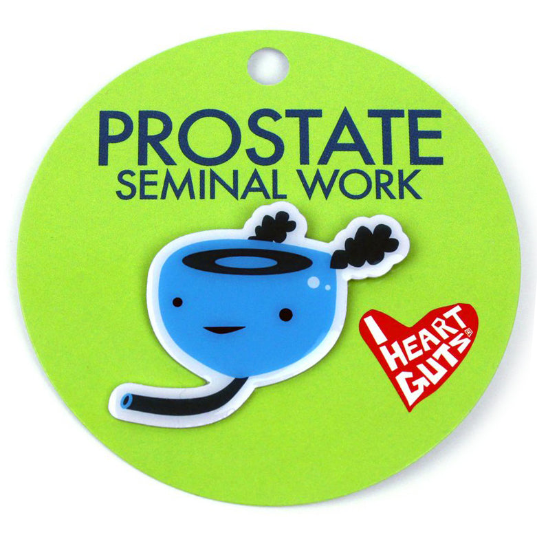 Prostate Lapel Pin - Prostate Cancer & Surgery Funny Pins & Gifts 