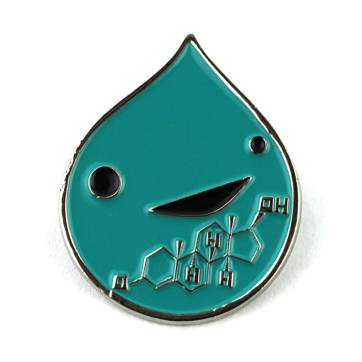 Testosterone Art Enamel Lapel Pin - Testosterone Molecule Pin - Cute ...