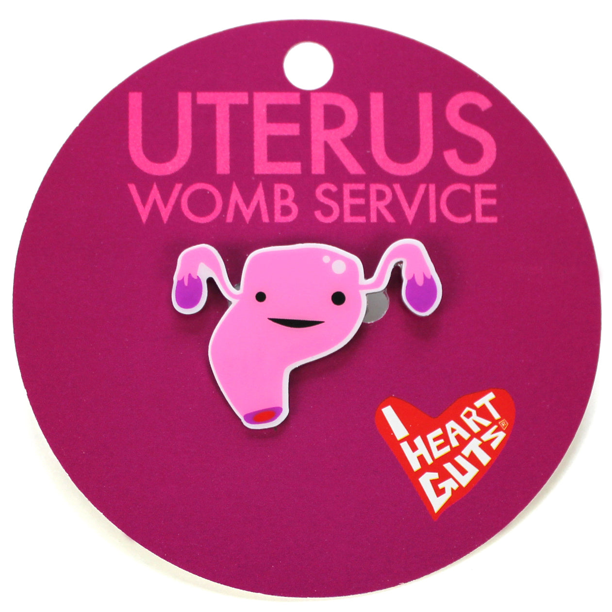 Uterus Lapel Pin - Womb Service! - I Heart Guts