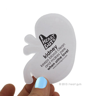 Share Your Kidneys Stickers - 15 Kidney Stickers - I Heart Guts