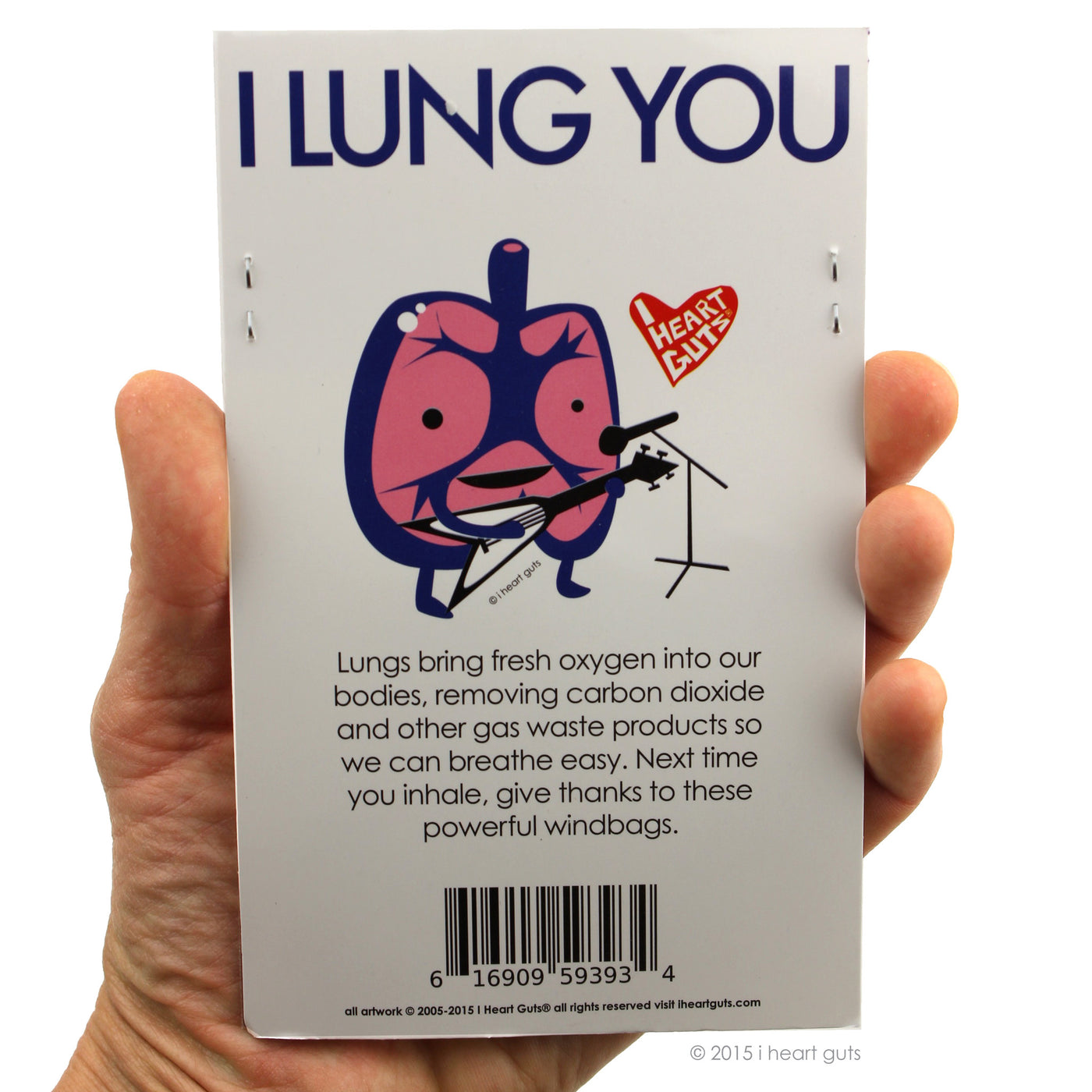 Whole Lotta Lung Stickers - 15 Lung Stickers - I Heart Guts