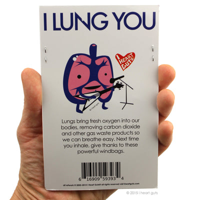 Whole Lotta Lung Stickers - 15 Lung Stickers - I Heart Guts
