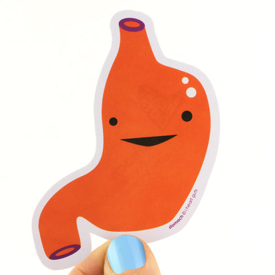 SALE Giant Guts Sticker Set - 15 Organs and Friends - Damaged Packaging - I Heart Guts
