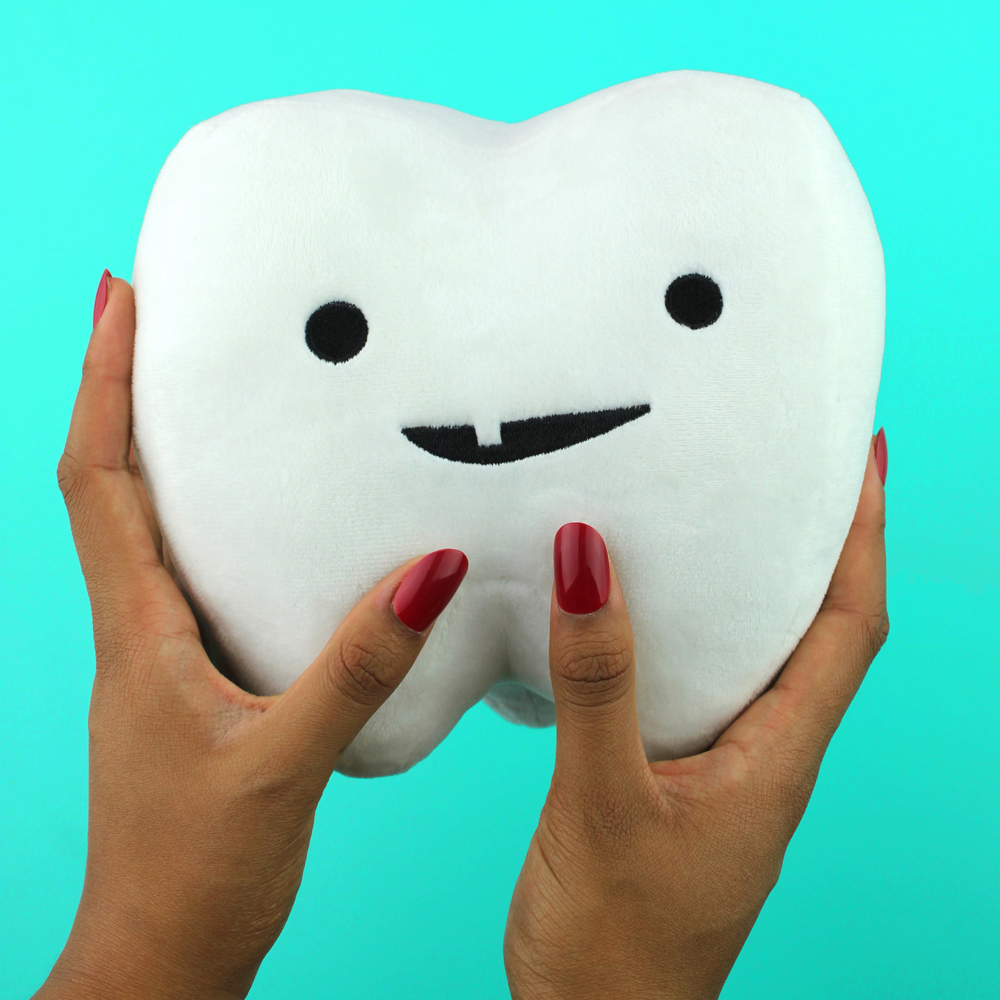 Tooth Plush - You Can't Handle the Tooth - Plush Organ Stuffed Toy Pillow - With Tooth Pocket - I Heart Guts