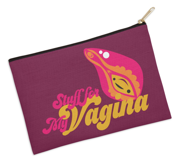 Stuff for My Vagina Zip Pouch - I Heart Guts
